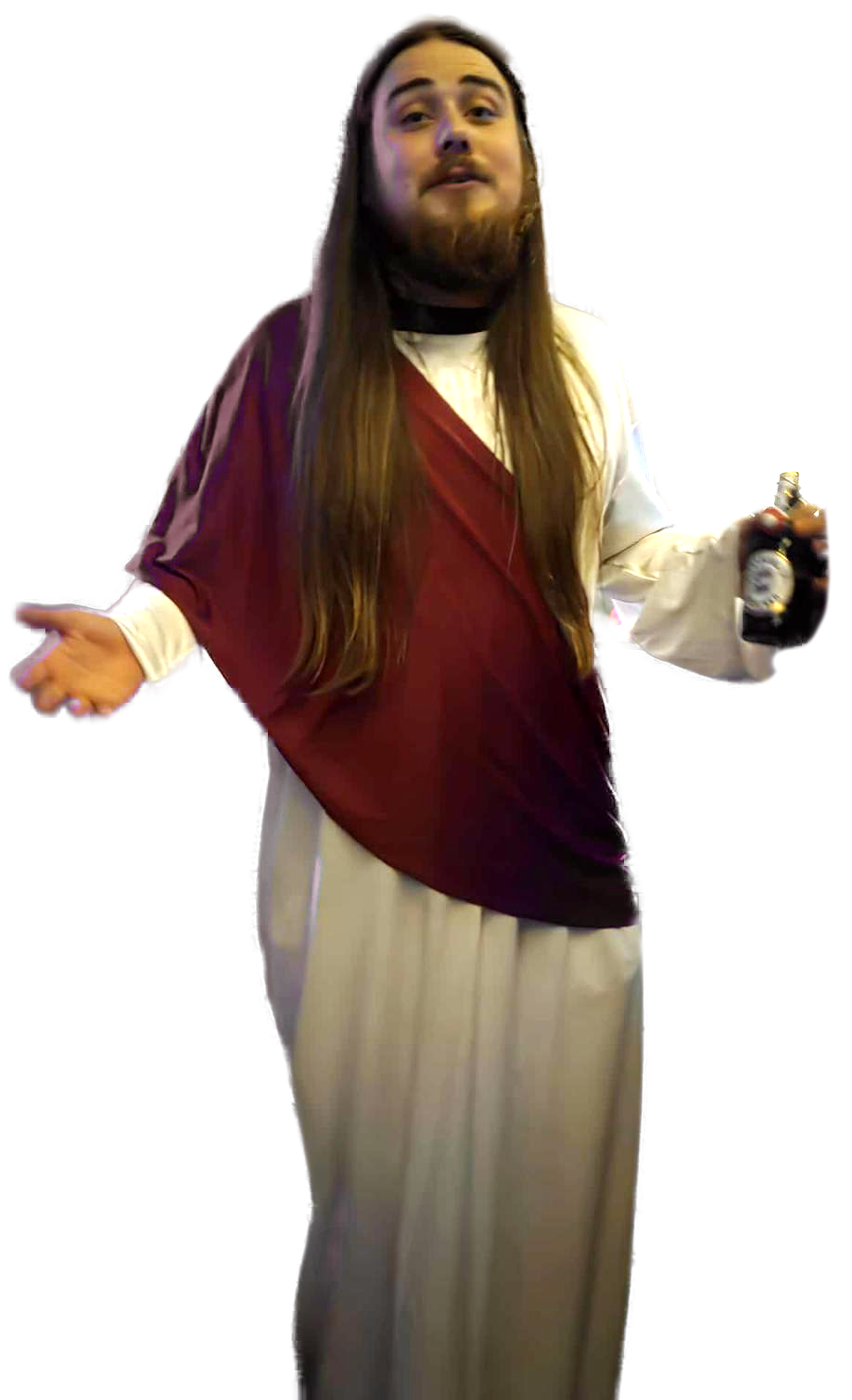 Jesus Quiztus im Kostüm